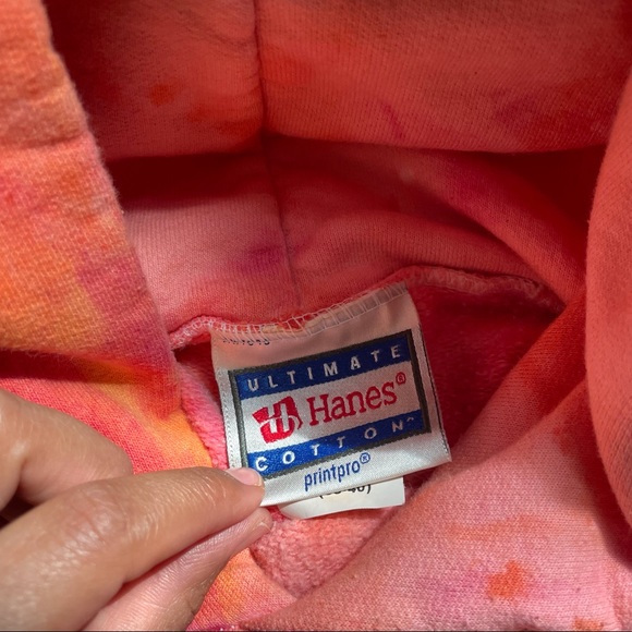 Tie dye burst hoodie unisex sweatshirt athleisure street style coastal - Picture 8 of 9